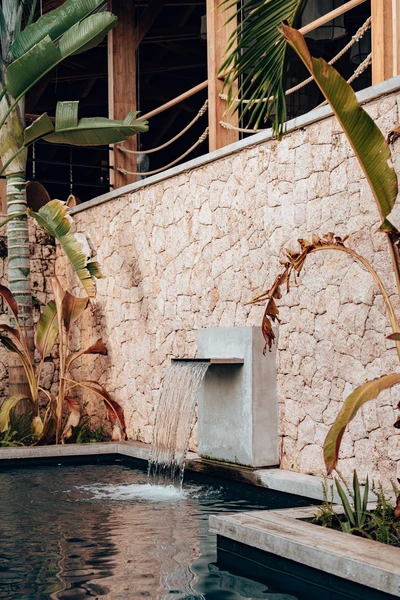 Luxury Poolside Hardscaping