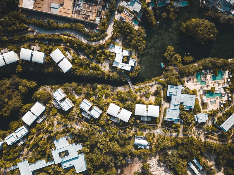 Resort-style poolscape on the Gold Coast