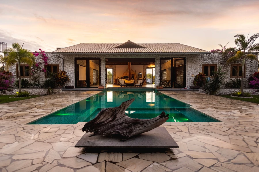 Luxury landscape design Australia estate